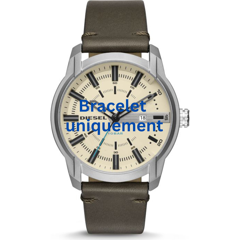 Bracelet cuir marron Diesel - ARMBAR / DZ1846
