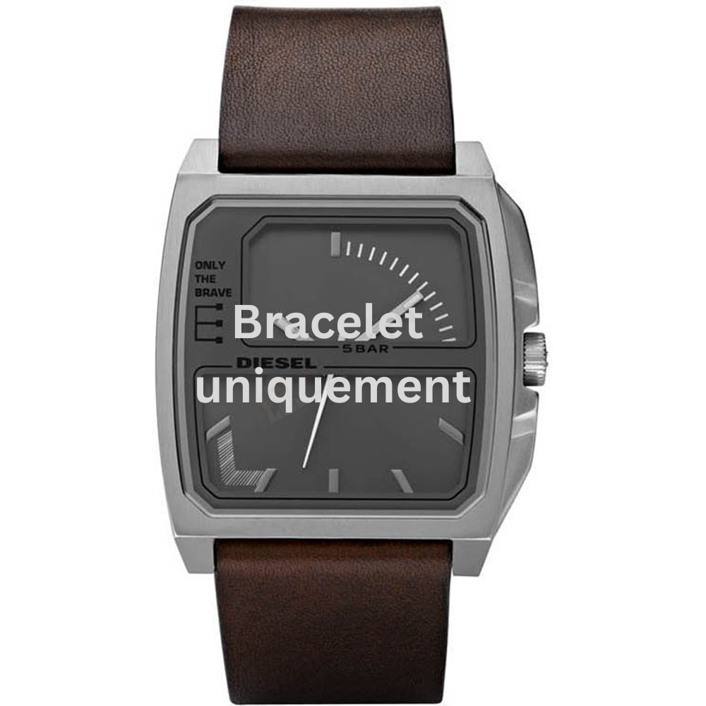 Bracelet cuir marron Diesel - DZ1409
