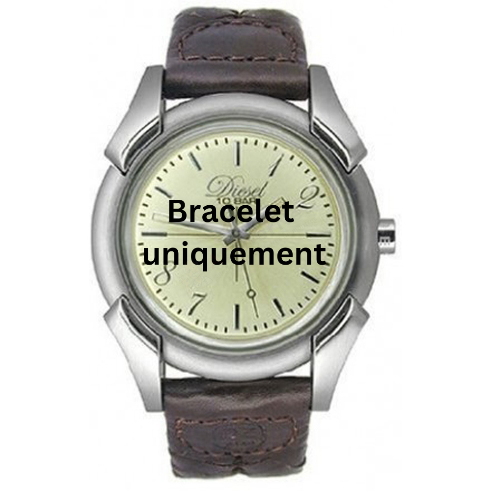 Bracelet cuir marron Diesel - DZ2148