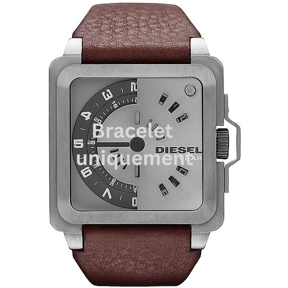 Bracelet cuir marron Diesel - ROTARY / DZ1564