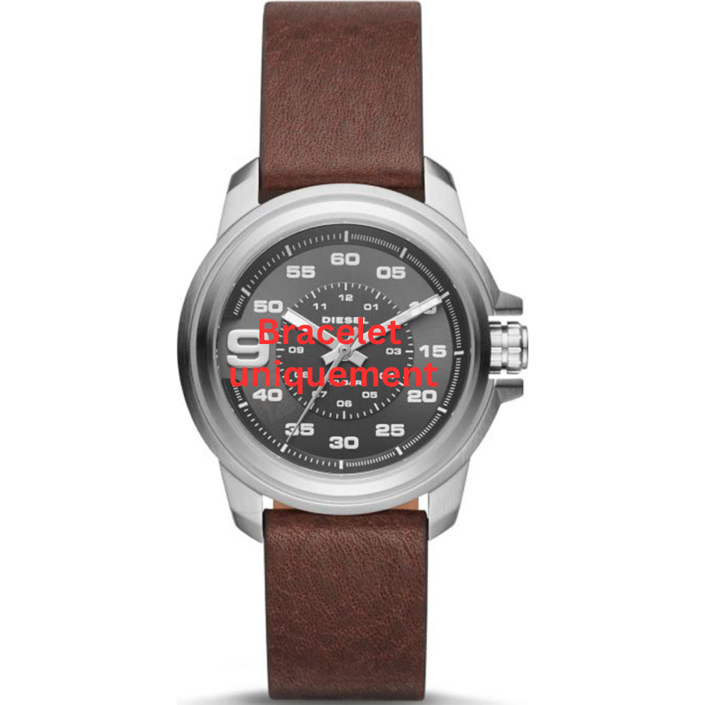 Bracelet cuir marron Diesel - SPROCKET / DZ1744