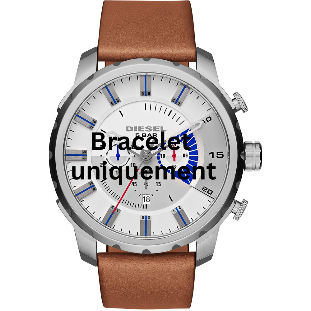 Bracelet cuir marron Diesel - STRONGHOLD BIG / DZ4357 - DZ4353 - DZ4352