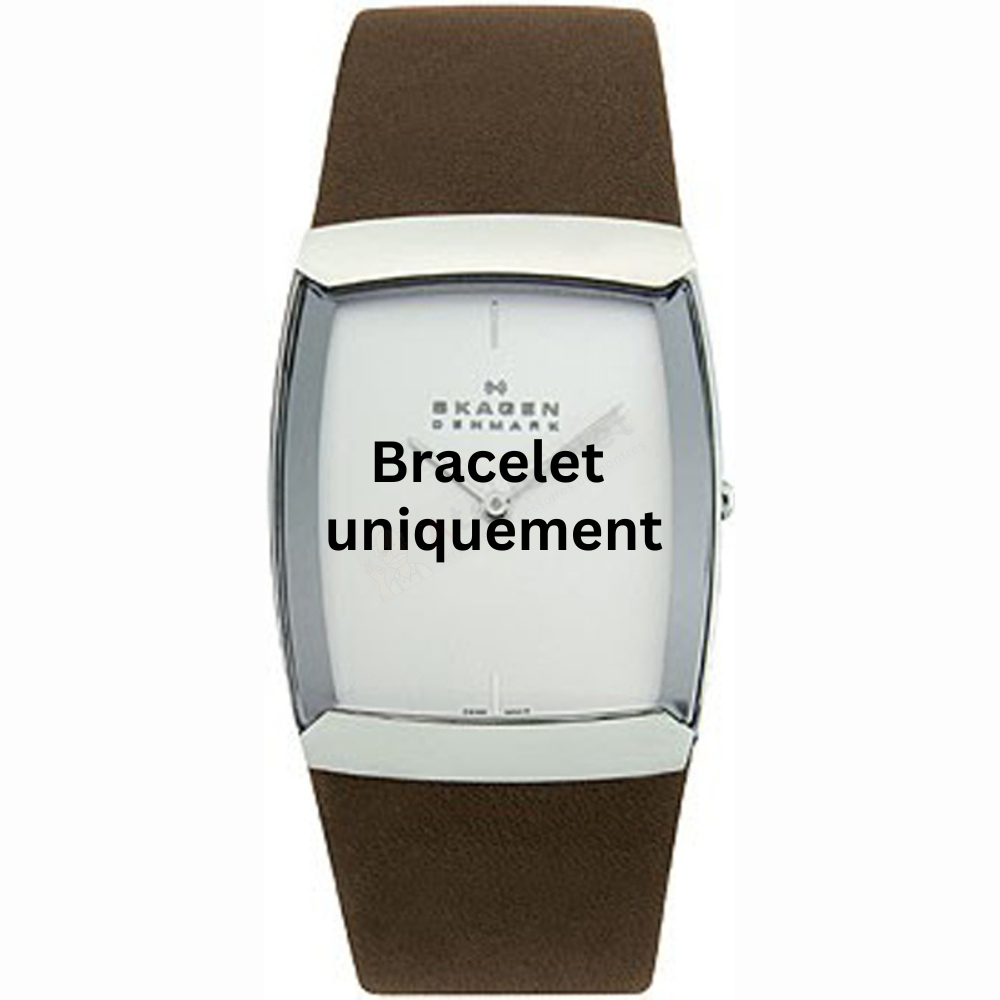 Bracelet cuir marron Skagen - 584 LARGE / 584LSL