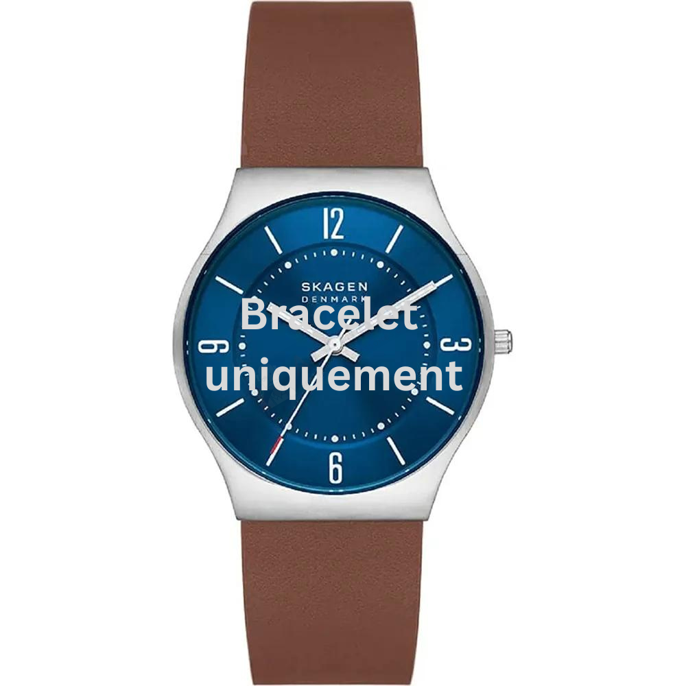 Bracelet cuir marron Skagen - GRENEN / SKW6852