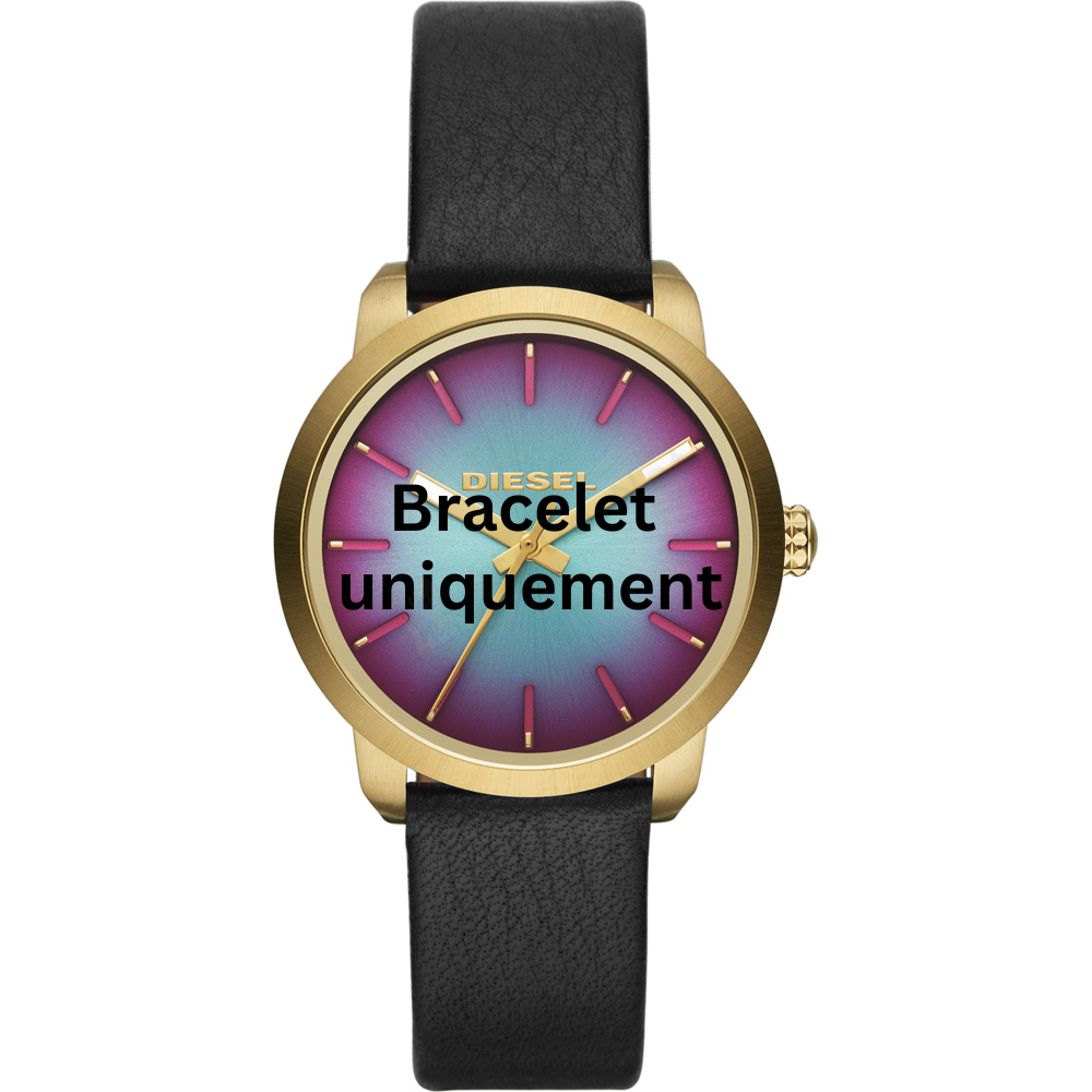 Bracelet cuir noir Diesel - FLARE DEGRADE / DZ5571