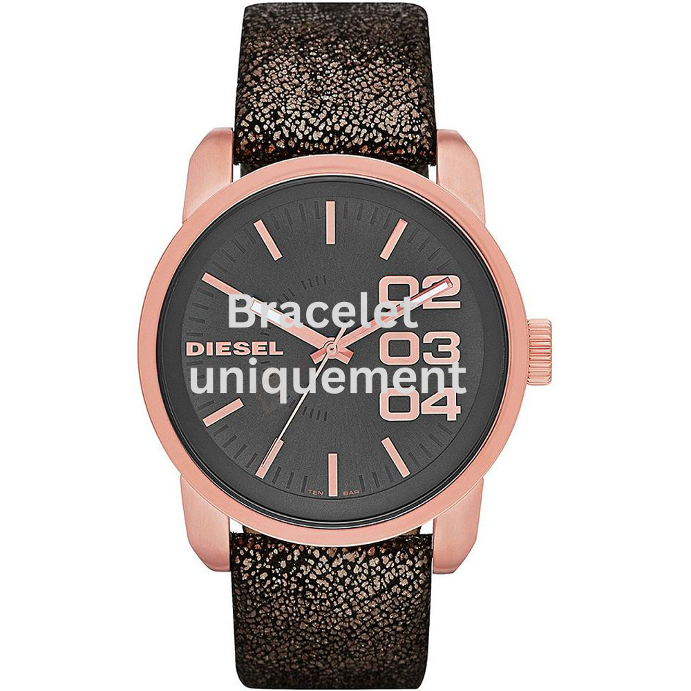 Bracelet cuir or rose Diesel -  DOUBLE DOWN / DZ5372