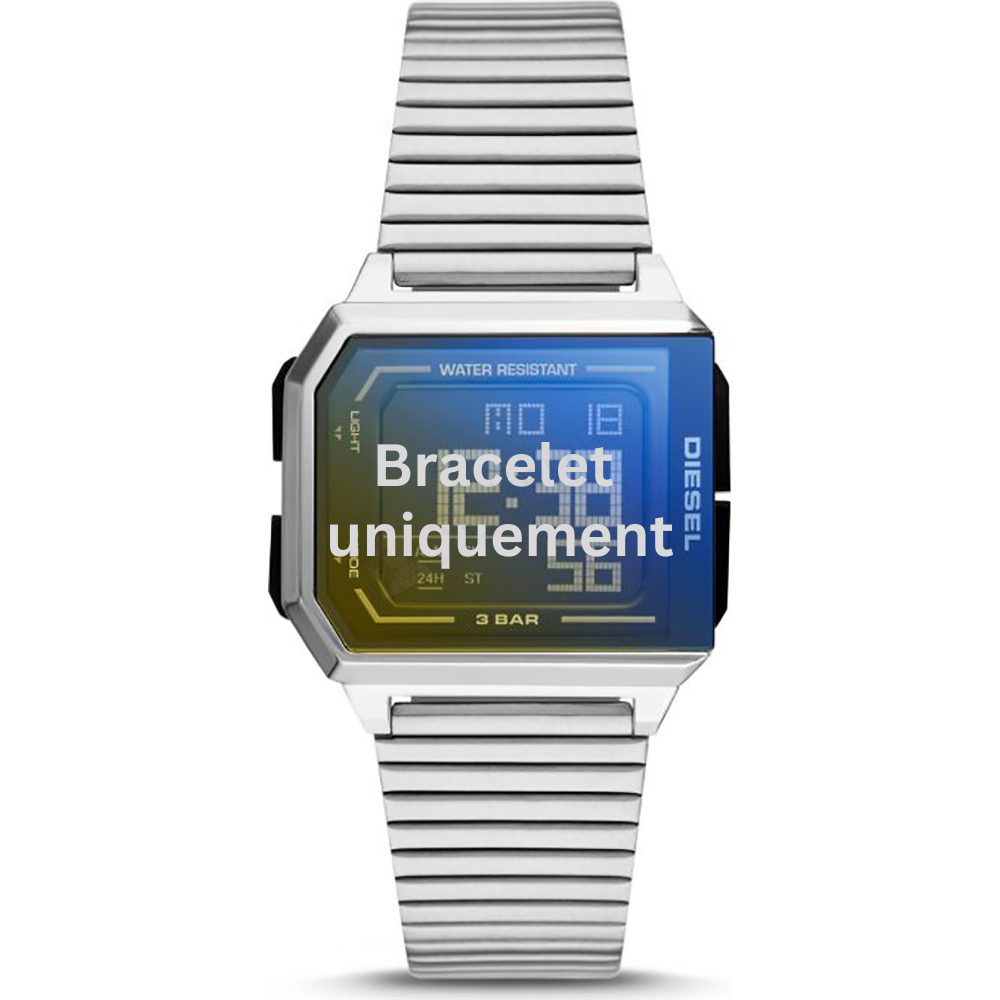 Bracelet métal argent Diesel - CHOPPED / DZ1968