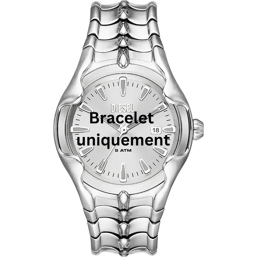 Bracelet métal argent Diesel - VERT / DZ2185