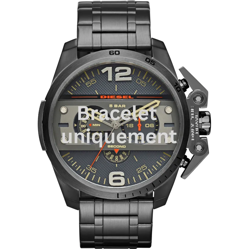Bracelet métal gris Diesel - IRONSIDE / DZ4363 - DZ4398
