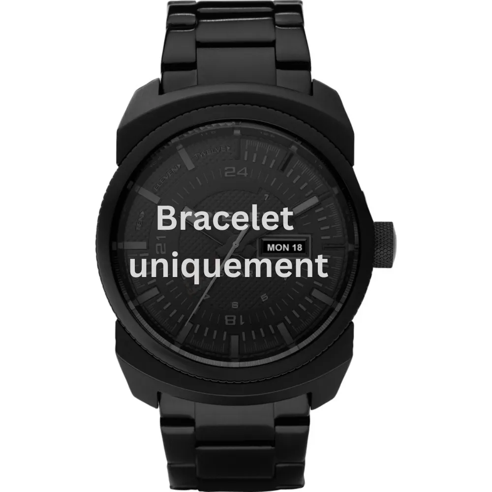 Bracelet métal noir Diesel - F-STOP / DZ1474