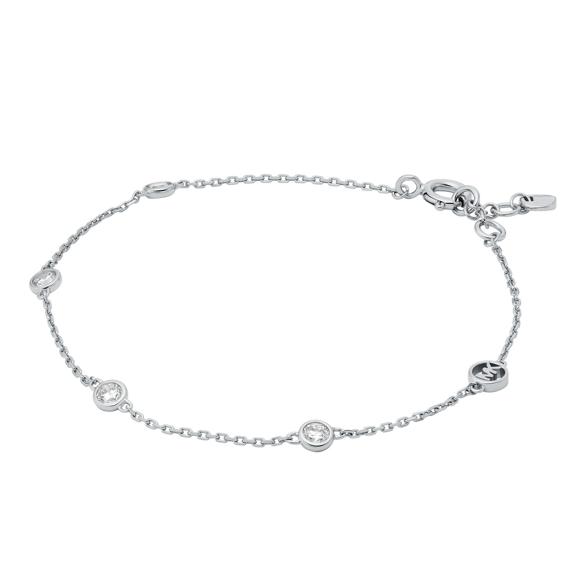 Bracelet MICHAEL KORS argent 925 rhodié zirconias 18 cm