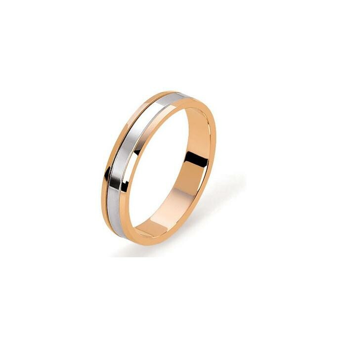 Achat Alliance Carinette en or blanc et or rose, 4.5mm