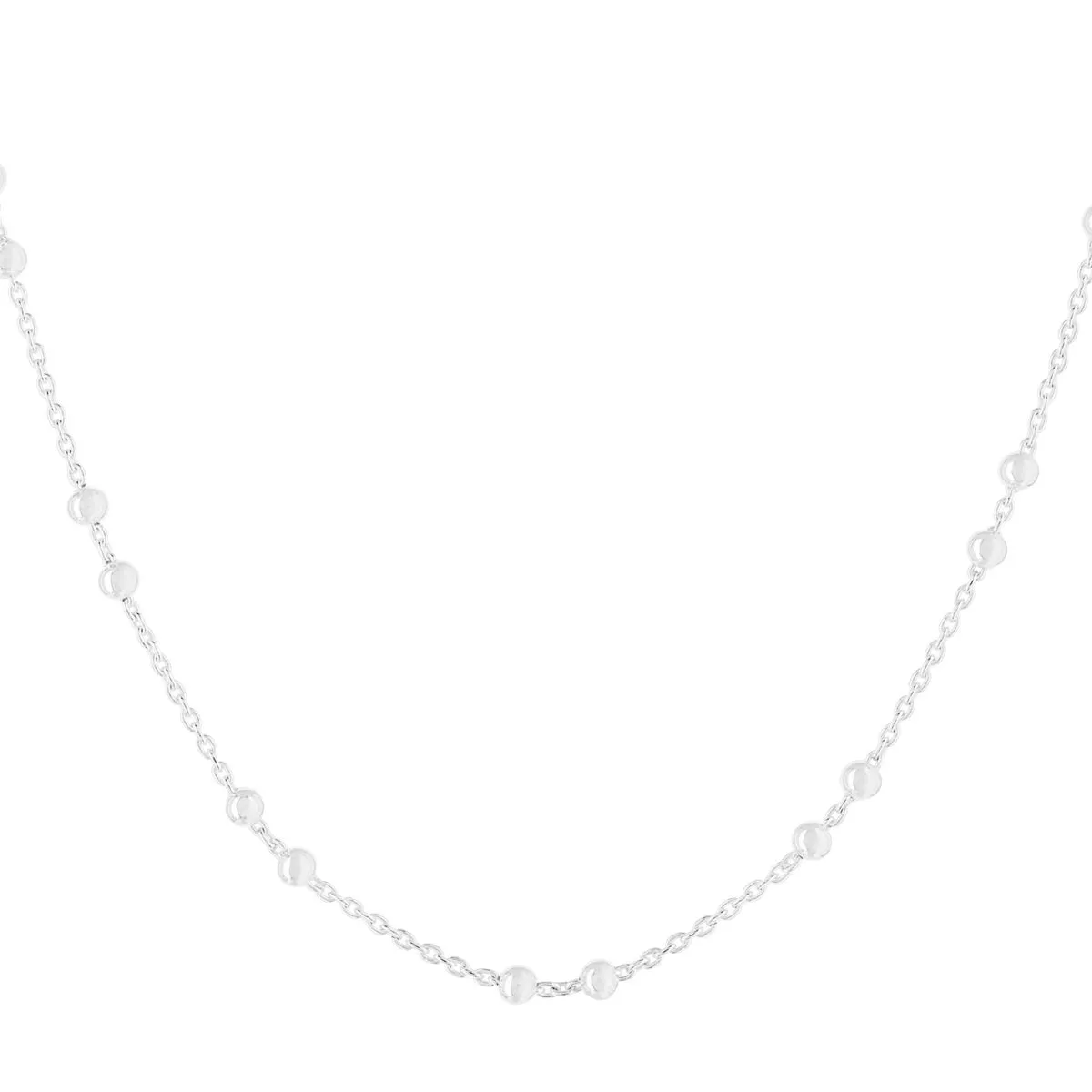 Chaine argent 925 boules 45 cm
