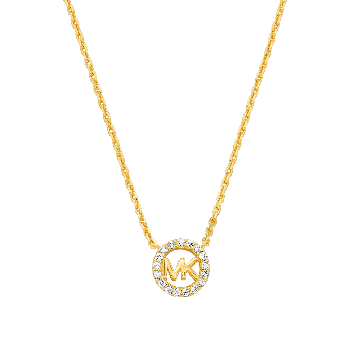 Collier MICHAEL KORS argent 925 doré zirconias 43 cm