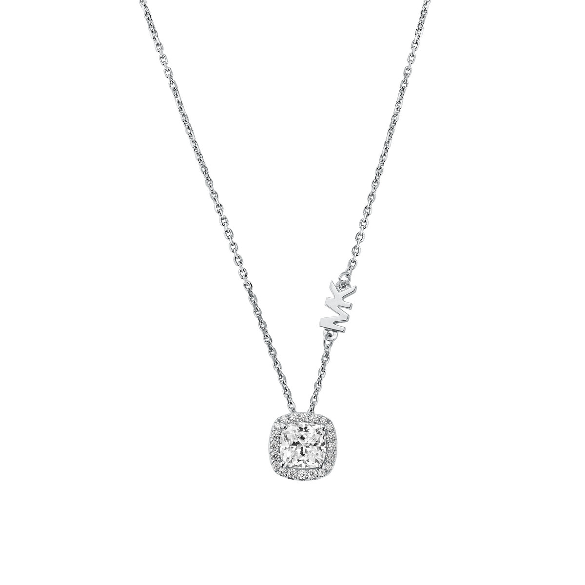Collier MICHAEL KORS argent 925 rhodié zirconias 45 cm