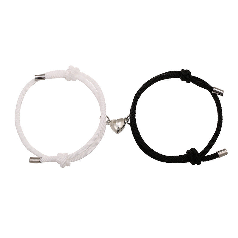 Lot de 2 bracelets magnétiques pour couple