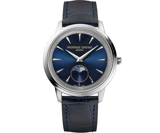 Frederique Constant FC-206N3S6 Montre Femme Classique Quartz Phase de Lune 37mm 3ATM