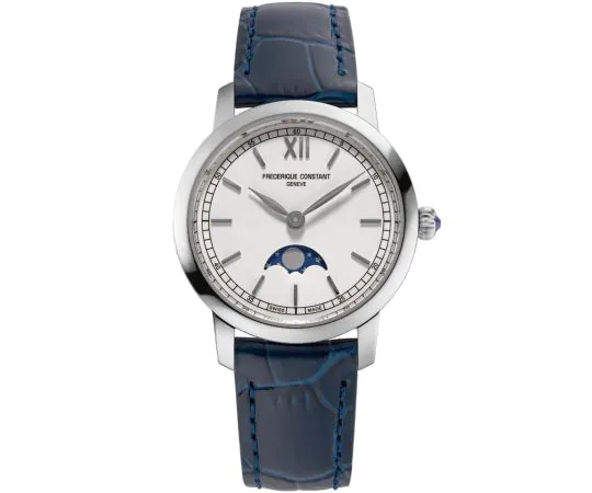 Frederique Constant FC-206SW1S6 Montre Femme Classique Slimline Phase De Lune 30mm 3ATM