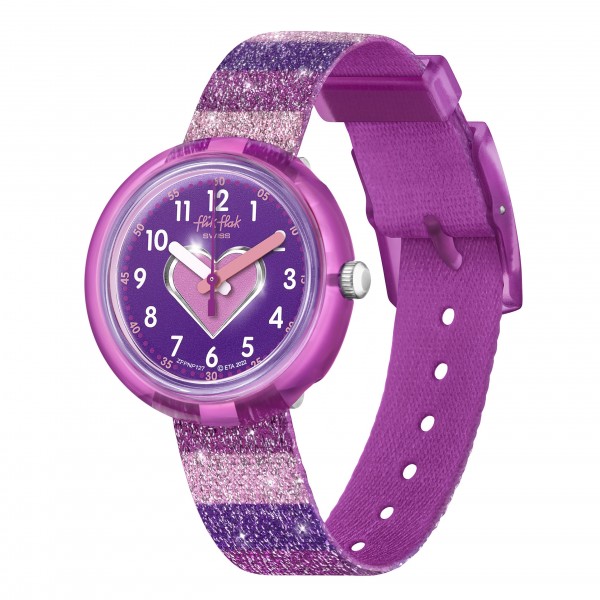 FlikFlak - Montre Junior - Stripy Glitter - Ref FPNP127