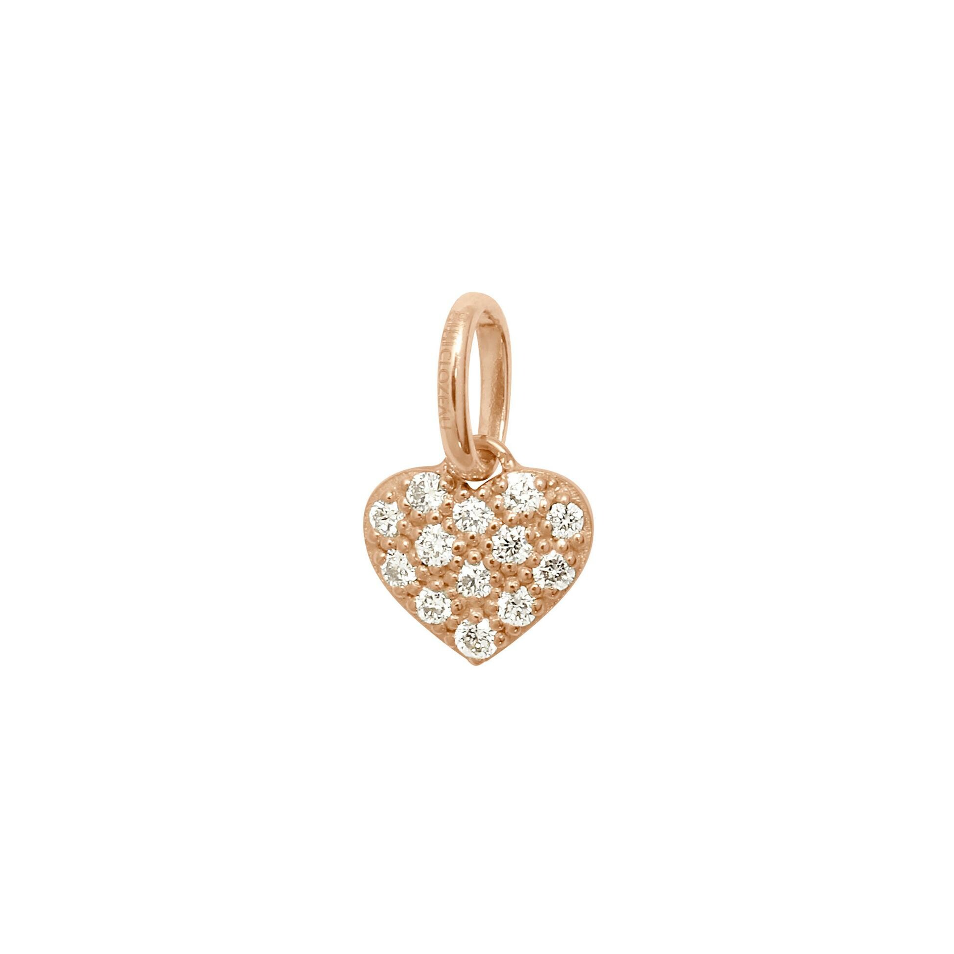 Achat Pendentif Gigi Clozeau In Love en or rose et diamants