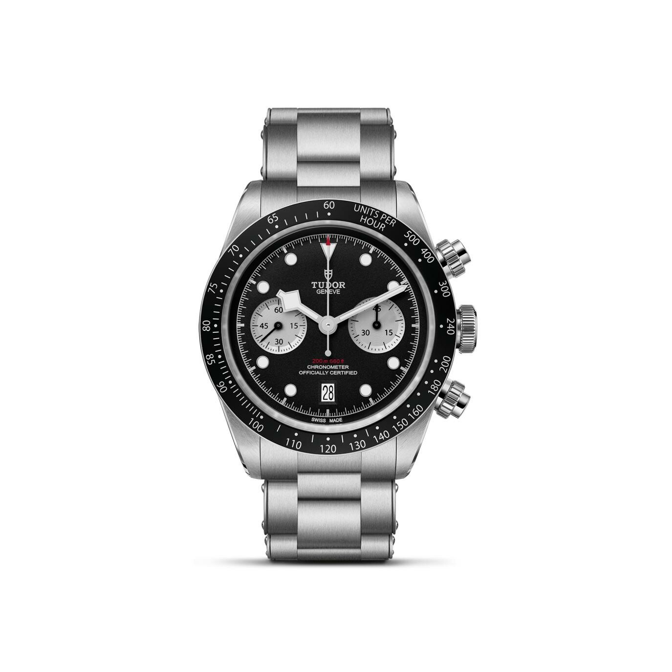 Achat Montre TUDOR Black Bay Chrono, boîtier en acier, 41 mm, bracelet en acier