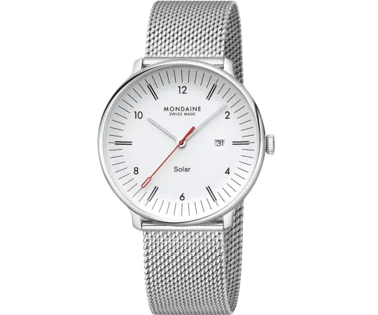 Mondaine MLE.41910.SM Montre Homme Doppio Solaire 41mm 5ATM