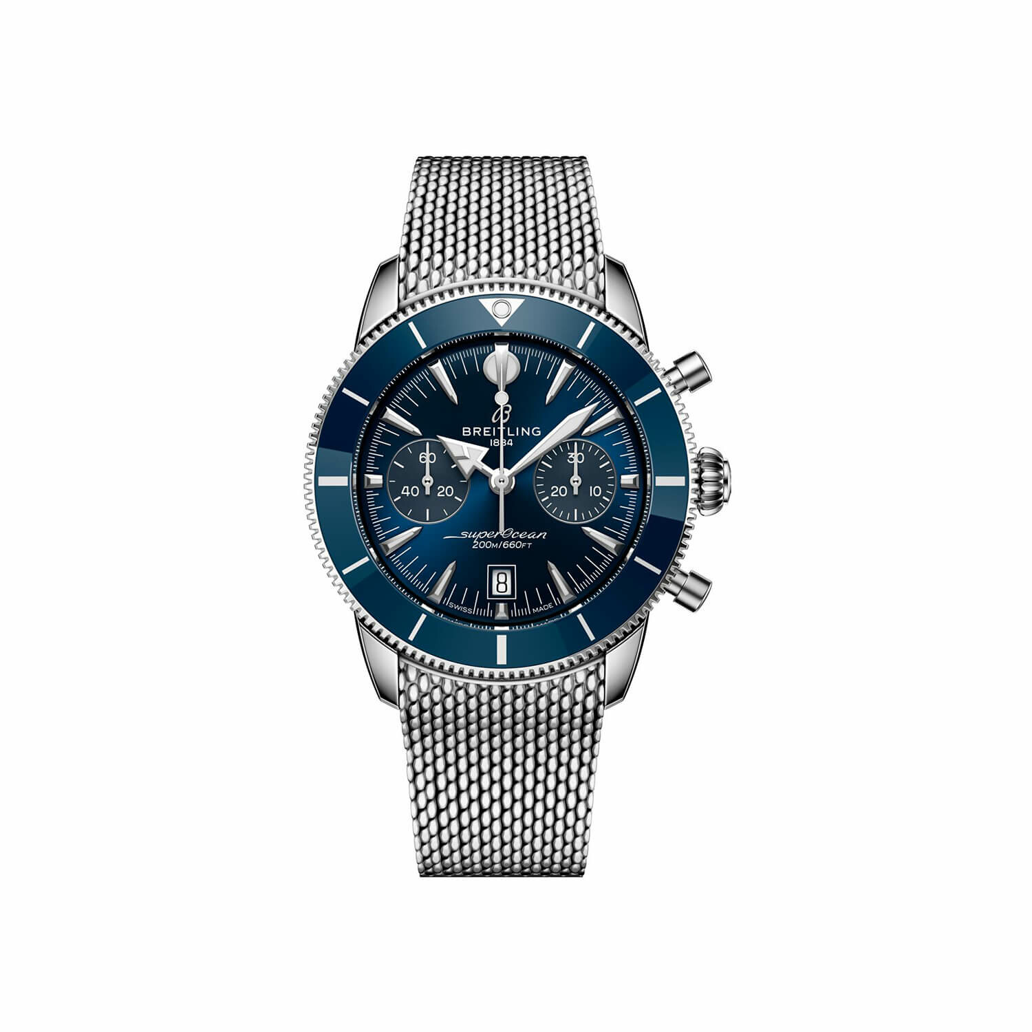 <div class="top-prod__editionLimit top-prod__editionLimit--flags">                                     <p class="top-prod__editionLimit--texte">Nouveauté</p>         </div>                                    Montre Breitling Superocean Heritage B01 Chronog