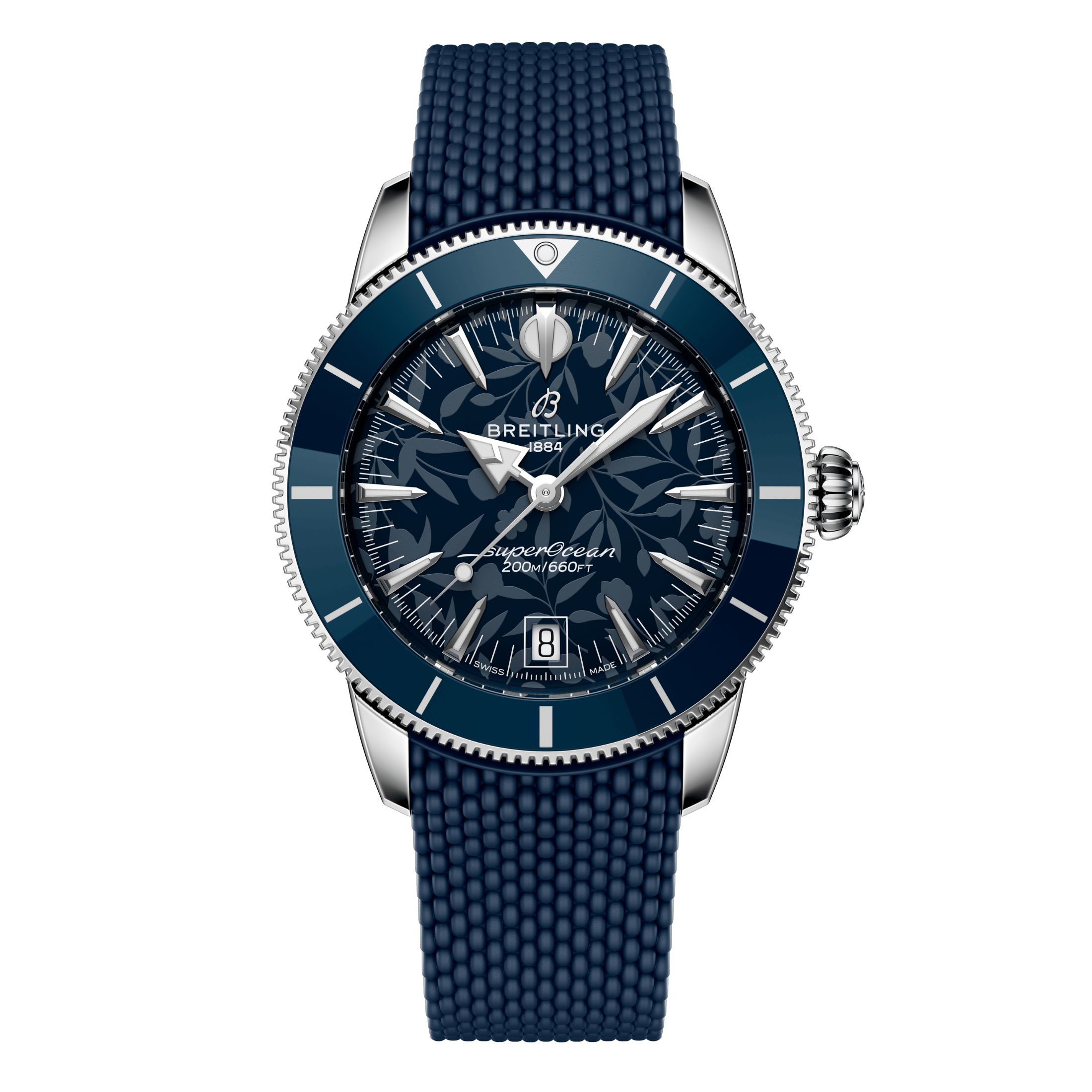 Montre Breitling Superocean Heritage B31 "Kelly Slater" automatique cadran bleu bracelet caoutchouc 40 mm