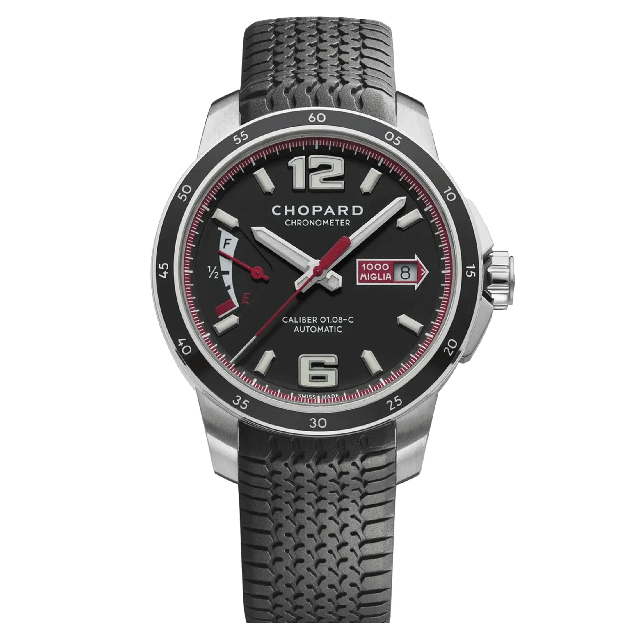 Montre Chopard Mille Miglia GTS Power Control automatique cadran noir bracelet caoutchouc noir 43 mm