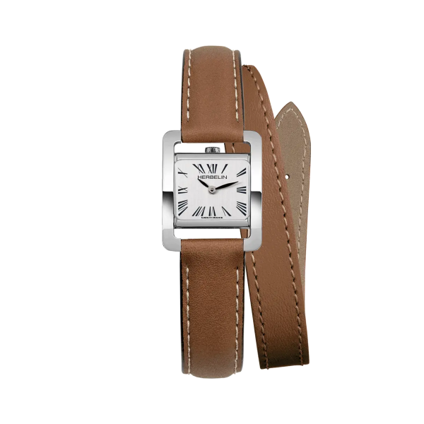 Montre Femme HERBELIN Vème Avenue Blanc Cuir - 17037AP01GDL