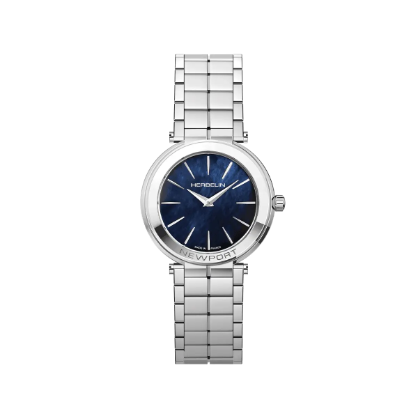 Montre Femme HERBELIN Newport Slim Bleu Acier - 16922B60