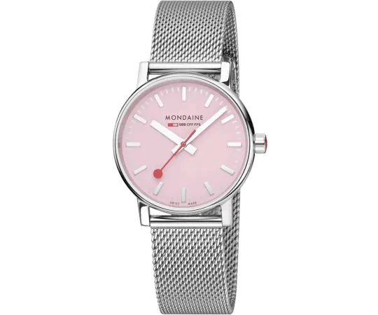 Mondaine MSE.35130.SM Montre Femme evo 2 SBB 35mm 3ATM
