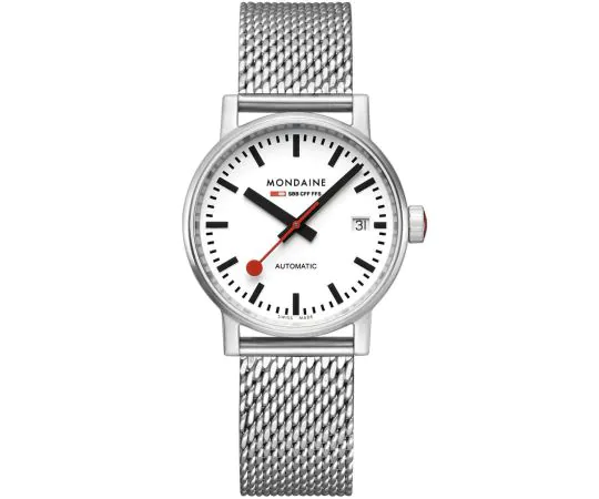 Mondaine MSE.35610.SM Montre Femme Evo2 Automatique 35mm 5ATM