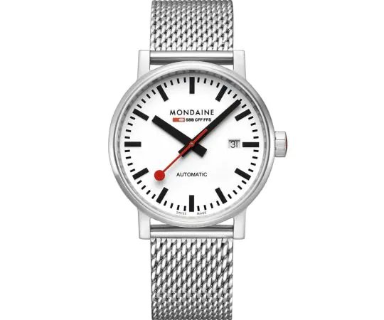 Mondaine MSE.40610.SM Montre Homme Evo2 Automatique 40mm 5ATM