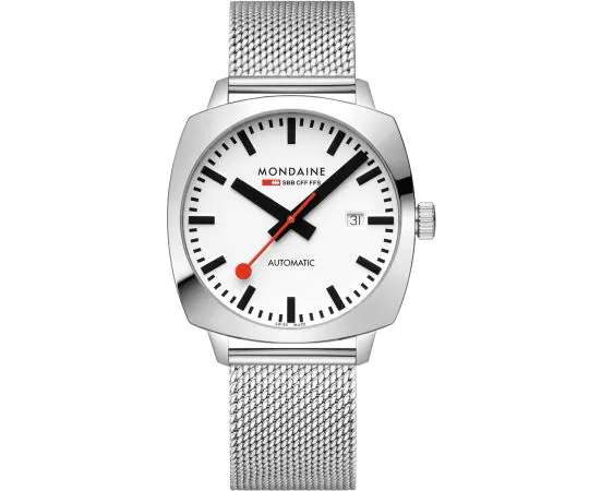 Mondaine MSL.3961B.SM Montre Homme Cushion Automatique 39mm 10ATM