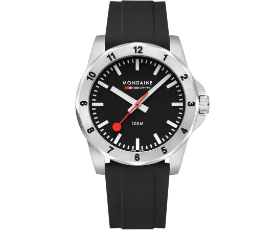Mondaine MSN.42120.RB Montre Homme Numeri 42mm 10ATM
