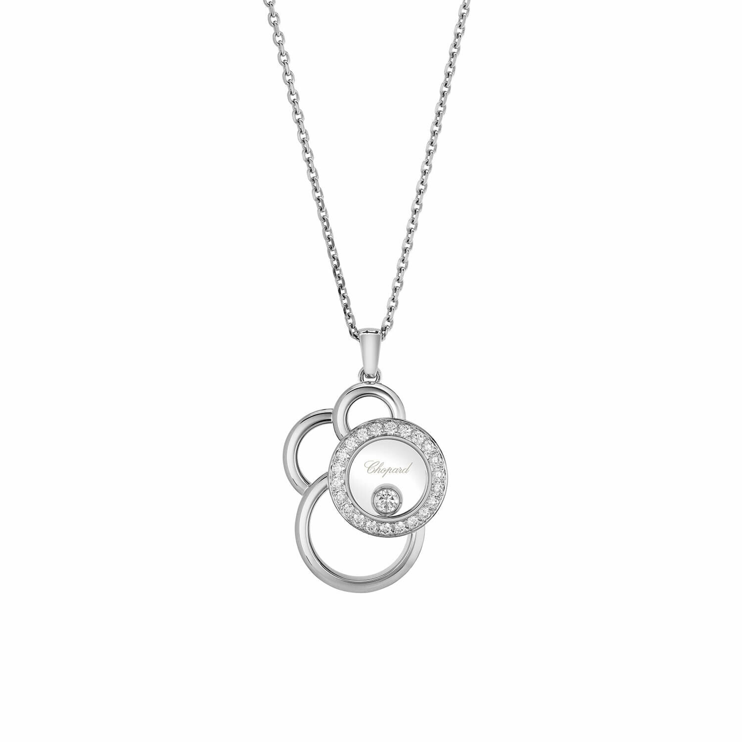 Happy Diamonds Pendentif Chopard Happy Dreams en or blanc et diamants 799888-1002