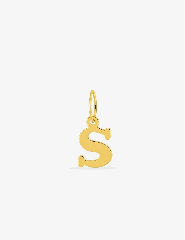 Pendentif lettre S or jaune 750‰ SO OR