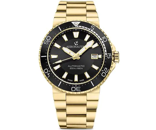 Aeronautec ANT-44086-05 Sports Diver Automatique Montre Homme 43mm 200M