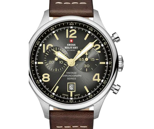 Swiss Military SM30192.04 Chronographe Montre Homme 42mm 10ATM