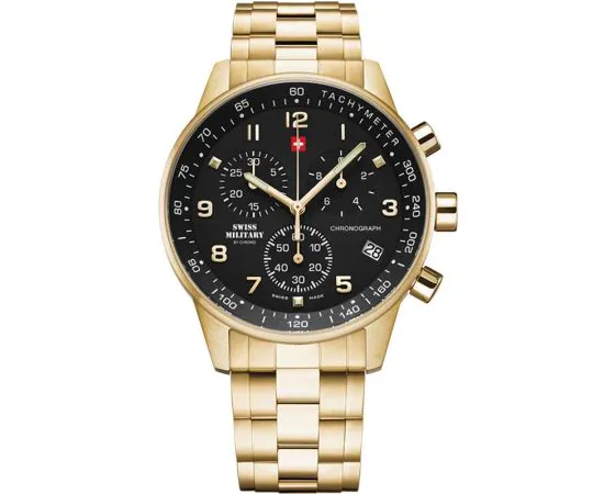 Swiss Military SM34012.12 Chronographe Montre Homme 41mm 5ATM