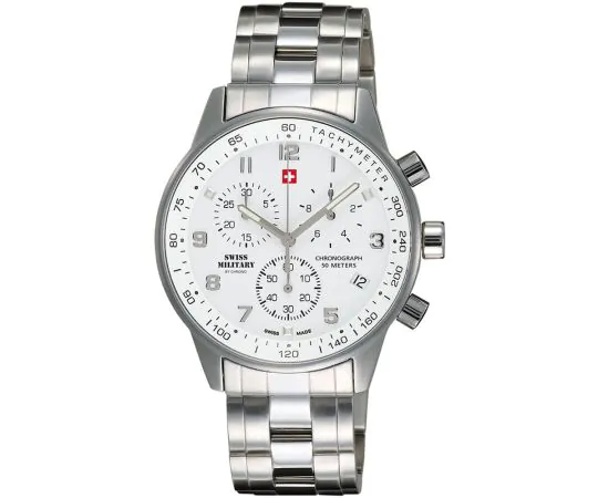 Swiss Military SM34012.02 Chronographe Montre Homme 41mm 5 ATM