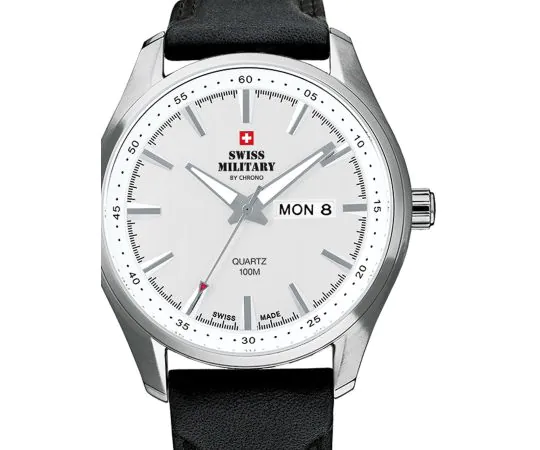 Swiss Military SM34027.06 Montre Homme 44mm 10ATM