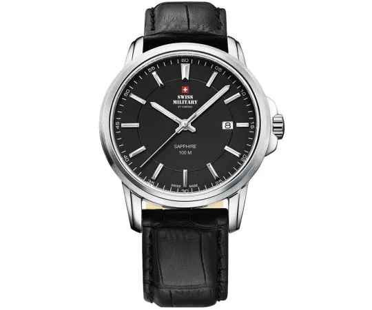 Swiss Military SM34039.06 Montre Homme Verre saphir Montre Homme 40mm 10ATM