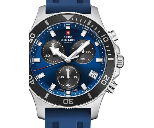 Swiss Military SM34067.08 Chronographe Montre Homme 42mm 10ATM