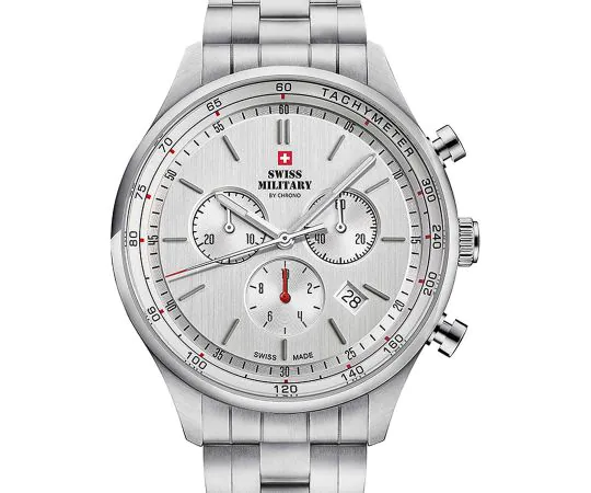 Swiss Military SM34081.02 Chronographe Montre Homme 42mm 10ATM