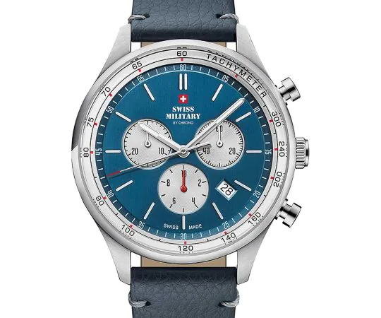 Swiss Military SM34081.08 Chronographe Montre Homme 42mm 10ATM