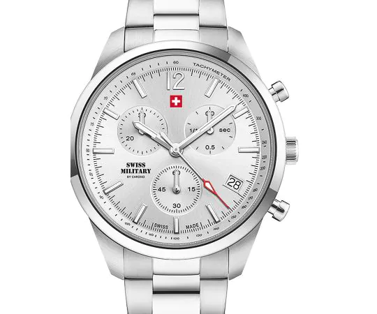 Swiss Military SM34097.02 Chronographe Montre Homme 42mm 5ATM