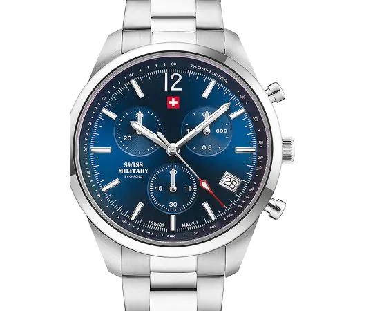 Swiss Military SM34097.03 Chronographe Montre Homme 42mm 5ATM