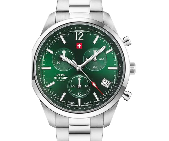 Swiss Military SM34097.04 Chronographe Montre Homme 42mm 5ATM